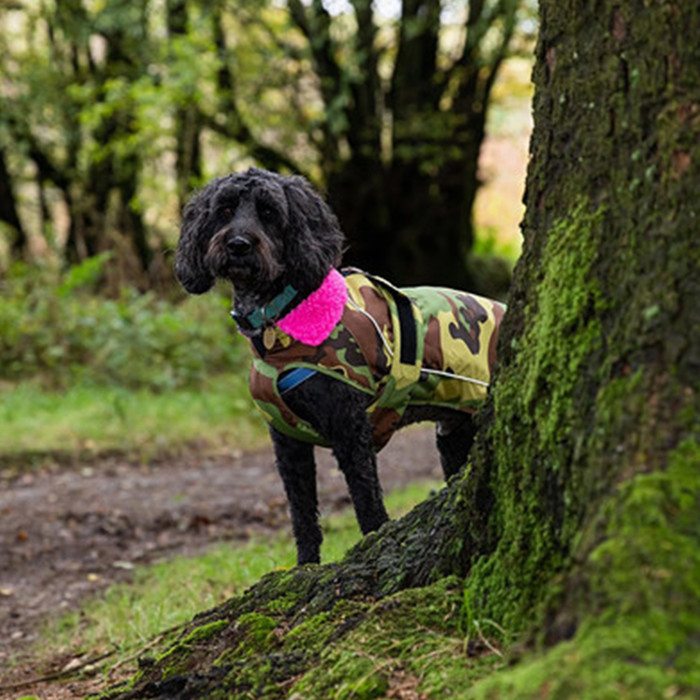 2023 Dryrobe Dog Robe V3 DRDR1 - Camo Pink
